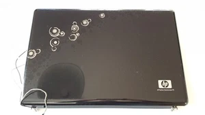 HP Pavilion DV6 1000 2000 series top lid LCD cover w/ hinges cables ZYE34UT3T - Afbeelding 1 van 2