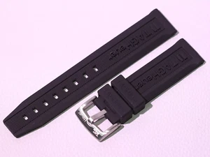 Für Tag Heuer Uhr SCHWARZ echt Kautschuk Armband Band Bracelet 20/22/24 mm - Bild 1 von 11