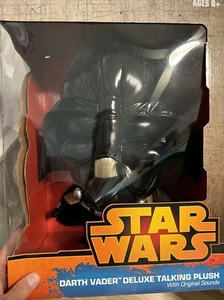 NIB Disney Star Wars Deluxe Talking Character Plush Darth Vader 15" SEALED - Picture 1 of 4