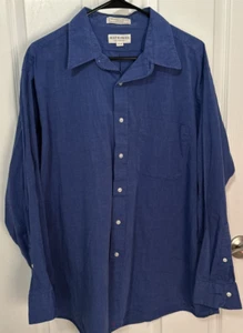 Herren Hathaway Classic L/S Oberhemd Einnadel Schneiderei blau 17 1/2 34 - Bild 1 von 5