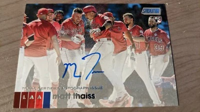 2020 Stadium Club Autographs #AMT Matt Thaiss - Image 1 of 2