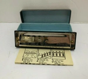 Vintage HOHNER Great Little Harp Harmonica with Original Box - Mouth Organ - Picture 1 of 10