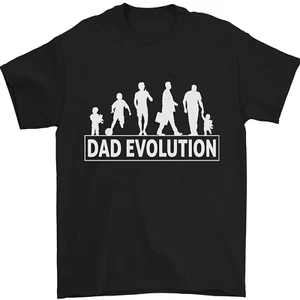 Herren-T-Shirt Dad Evolution Fathers Day 100 % Baumwolle - Bild 1 von 110