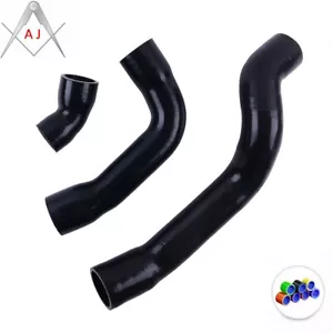 Black For 2011-2022 Ford Ranger PX & Mazda BT50 3.2L Silicone Intercooler Hose - Picture 1 of 8