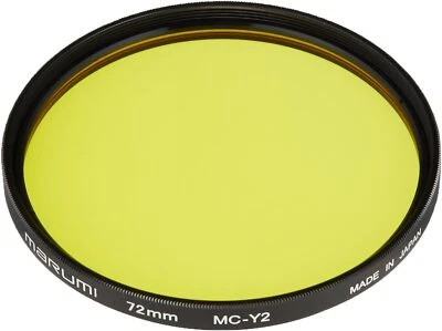 MARUMI Camera Filter MC-Y2 72mm for Monochrome Photography 004121 - Image 1 of 2