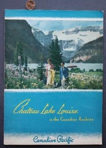 1946 Canadian Pacific Railroad Hotel Chateau Lake Louise treno COLAZIONE menu--- - Foto 1 di 1