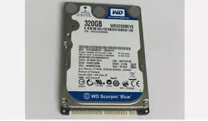 Hard Drive WD Blue Scorpio WD3200BEVE 320GB 5400RPM 8MB PATA / ATA / IDE 2.5" - Picture 1 of 5