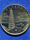 Canadian 25 Cent Alberta Centennial Quarter Coin BU - 2005 - P