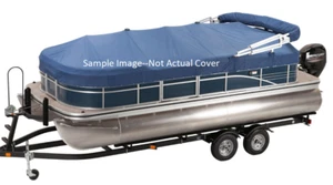 NEW Sun Tracker Mooring Cover for 2017 Fishin' Barge 22 (Blue) - Picture 1 of 1