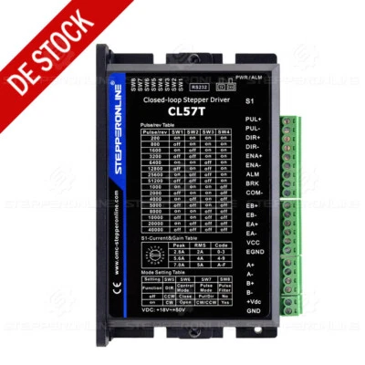 CL57T Closed Loop Stepper Motor Driver 24-48VDC 8A Nema23 Schrittmotor Treiber - Bild 1 von 4