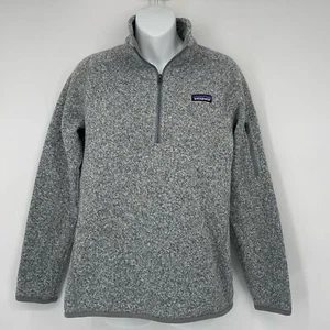 Patagonia Women’s Gray Quarter Zip Better Sweater Medium - Picture 1 of 9
