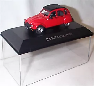 Citroën IES 3CV America 1986 in Red Collectors Model New in Clear Case - Picture 1 of 2