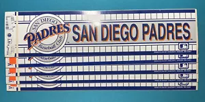 San Diego PADRES VINYL Bumper Sticker MLB WINCRAFT LICENSED MADE IN U.S.A. - Picture 1 of 3