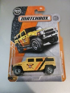MATCHBOX HUMMER H2 SUV CONCEPT MBX CONSTRUCTION 8/20 SHIPS FREE - Picture 1 of 1