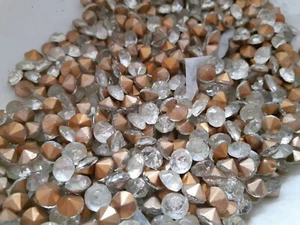 💎Alte Strasssteine kristall 700 Stück mit Spitzboden SS 35 (7 mm) 2. Wahl💎 - Picture 1 of 3