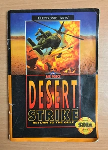 DESERT STRIKE - Sega Instruction Manual - Picture 1 of 2