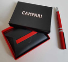 CAMPARI L'Aperitivo PORTA BIGLLIETTI similpelle official card holder logo or box