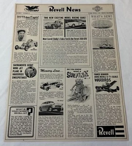 1964 REVELL NEWS annuncio #3 ~ BIG DADDY ROTH, MYSTERION,SURFINK,WARBIRDS,CUTTY SARK... - Foto 1 di 1