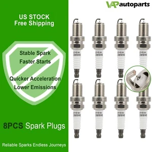 8x Iridium & Platinum Spark Plugs For 2003-2004 Land Rover Discovery 4.6L V8 - Picture 1 of 8