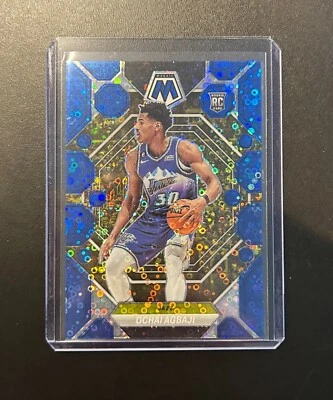 2022-23 Panini Mosaic Ochai Agbaji Blue Disco Prizm /85 Rookie RC #208 Utah Jazz - Image 1 of 2