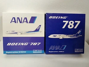 Phoenix 1:400 RARE Set | First 787-800 ANA Test & Launch Customer MINT Die-cast - Foto 1 di 14