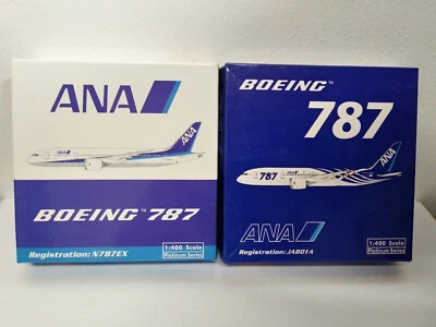 Phoenix 1:400 RARE Set | First 787-800 ANA Test & Launch Customer MINT Die-cast - Immagine 1 di 4