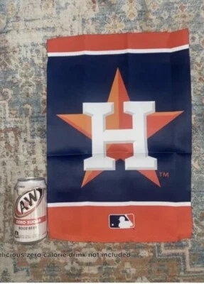 5X Houston Astros WinCraft 12" x 18" Double-Sided Garden Flag MLB [G2] - Image 1 of 4
