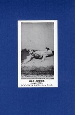 1887-1890 Old Judge N172 REPRINT: Edward Knouff, St.Louis Browns (Cardinals)