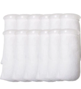 12er Pack - 4 Zoll Ringfilter Socken 200 Mikron - Aquarium Filz Filterbeutel - Bild 1 von 3