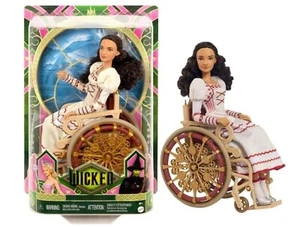 Mattel Wicked Movie Nessarose Fashion Doll In Wheelchair Removable Outfit New - Picture 1 of 8
