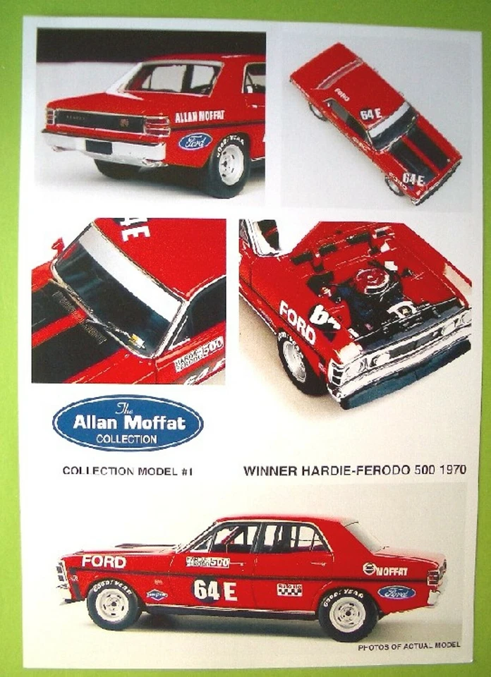 BIANTE BROCHURE 1.18 ALLAN MOFFAT BATHURST WIN NO. 64E 1970 GTHO FALCON - Image 1 of 1