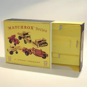 Matchbox Lesney King Size GS 8 Civil Engineering Construction Repro Box Set - Picture 1 of 9