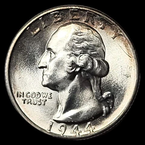 1944 S ✨️BU HIGH MS+++++ GRADE Silver Washington Quarter ✨️ SEE PICS✨️🎉 Cover
