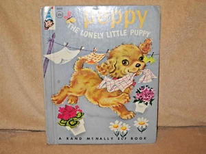 Rand McNally Elf Buch ""Peppy der einsame kleine Welpe"" 1959 ~ 0,25 Preis #8305 - Bild 1 von 8
