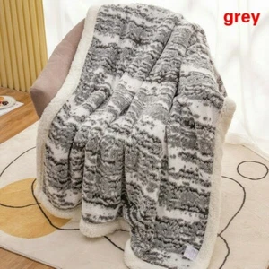 Flannel Throw Blanket Super Soft Plush Blankets Bedding for Couch Bed Sofa - Picture 1 of 16