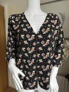 John Lewis Top AND/OR Blouse Size 14 Floral Top - Picture 1 of 10