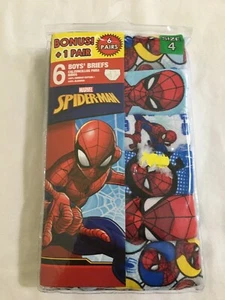 NWT Disney Spiderman Boy Briefs Underwear 6 pairs/pack Avengers - Picture 1 of 2