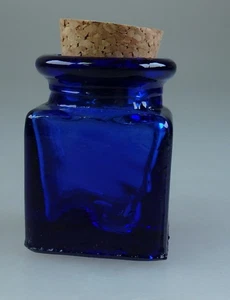 Altes Apothekergefäß tief blaues Glas  (111383) - Bild 1 von 4