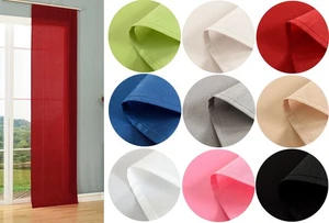 Schiebegardine Flächenvorhang Wildseide Optik Vorhang 245x60 cm -85620- - Bild 1 von 76