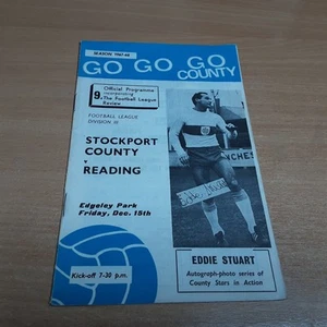 Stockport County v Reading (D3) 15/12/1967 - Imagen 1 de 2