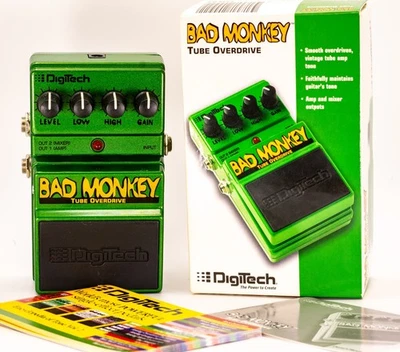 Digitech Bad Monkey Tube Overdrive Guitar Pedal boxed distortion tube screamer   - Image 1 of 4