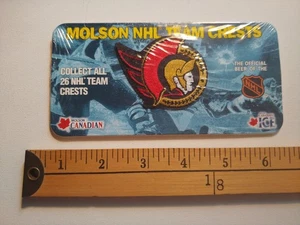 * MOLSON BEER MOC OTTAWA SENATORS NHL PARCHE DE HOCKEY ESCUDO INSIGNIA ECUSSON * - Imagen 1 de 1