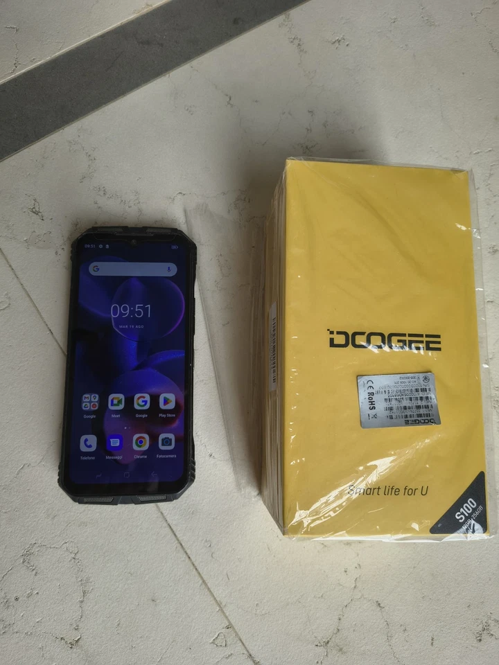 DOOGEE S100 Pro 256GB ROM 20GB RAM(12+8GB) Giallo - Immagine 1 di 4