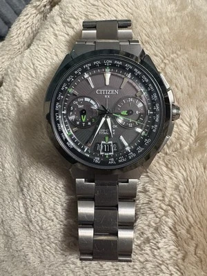 Reloj Citizen Attesa CC1086-50E Eco-Drive revisión onda satelital solar para hombre Foto 1 de 4