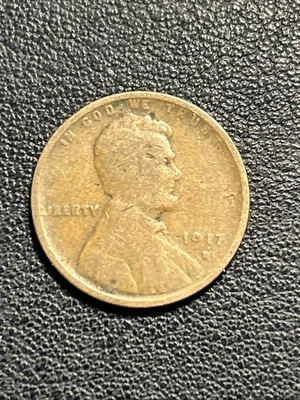 1917 D Lincoln Wheat Penny Cent Denver Mint Circulated - Image 1 of 2
