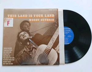 Woody Guthrie - This Land Is Your Land - Vinyl LP - 1967 Folkways 31001 Stereo - Picture 1 of 7