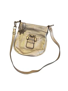 B. MAKOWSKY Handtasche Westbourne Leder Umhängetasche Silber Hobo Handtasche mit Anhänger - Bild 1 von 14