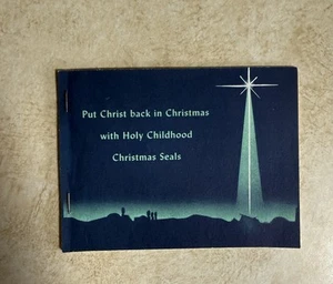 Vintage Stamp Greeting Booklet 9 X 10 - Picture 1 of 5