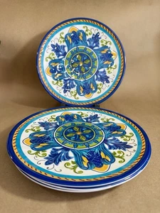 Zertifiziert International Portofino 9" Luca Melamin Salat/Dessert Teller, Set/4 - Bild 1 von 4