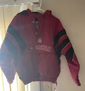 VINTAGE 90's San Francisco 49ers Youth Large STARTER JACKET NFL GREAT CONDITION - Picture 1 of 11